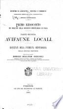 1.-2 resconto ...: pt.2. Avifaune locali, comp. dal E.H. Giglioli