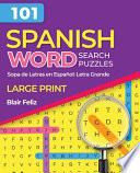 101 Spanish Word Search Puzzles for Adults