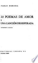 20 poemas de amor y una canción desesperada