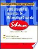 Libro 2000 problemas resueltos de matemática discreta