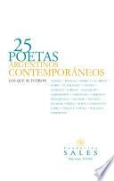25 Poetas Argentinos Contemporaneos