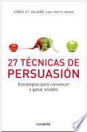 27 Técnicas de persuasión