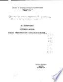 4o. [i.e. Cuarto] Seminario Interno Anual sobre Exploración Geológico-Minera