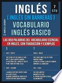 7 - STU - Inglés (Inglés Sin Barreras) Vocabulario Inglés Basico