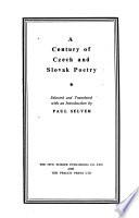 A Century of Czech and Slovak Poetry