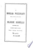 A Giulia Pizzigati Nella letizia di sue nozze con Ulisse Bonelli questi madrigali inediti d'incerti rimatori antichi Lena e Laura Bilancioni Offrono gratulanti