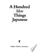 Libro A Hundred More Things Japanese