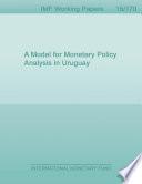 Libro A Model for Monetary Policy Analysis in Uruguay