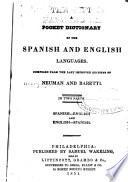 A Pocket Dictionary of the Spanish and English Languages