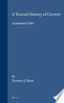 A Textual History of Cicero's Academici Libri
