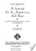 A través de la América del Sur