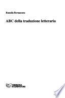 ABC della traduzione letteraria