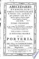 Abecedario euangelico y mesa transfigurada de sermones varios ...