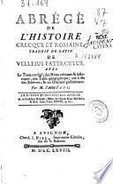 Abrégé de l'histoire grecque et romaine