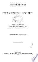 Abstracts of the Proceedings of the Chemical Society