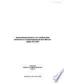 Acercamiento histórico a la conflictividad territorial en el departamento de San Marcos : Siglos XVI-XVIII.