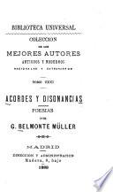 Acordes y disonancias