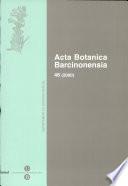 acta botanica barcinonensia