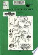 Acta Botánica Venezuélica