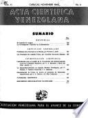 Acta científica venezolana