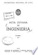Acta Cuyana de Ingenieria
