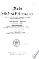 Acta medica veterinaria