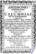 Acta medicorum, et eruditorum hispaniae collecta, ad Thoma Francisco de Monleon et Ramiro ...