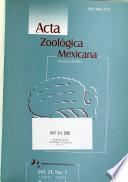 Acta Zoologica Mexicana. Nueva Serie