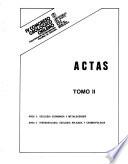 Actas: Area 3. Geología economia y metalogenesis. Area 5. Hidrogeologia, geología aplicada y geomorfologia
