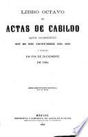 Actas de Cabildo de la ciudad de Mexico