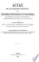 Actas de las Cortes