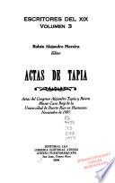 Actas de Tapia
