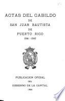 Actas del Cabildo de San Juan Bautista de Puerto Rico: 1761-1767