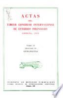 Actas del ... Congreso Internacional de Estudios Pirenaicos
