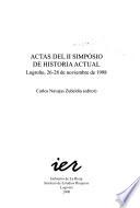 Actas del II Simposio de Historia Actual
