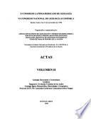 Actas: Geología estructural y geotectónica, geofísica, simposio I