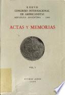 Actas y memorias