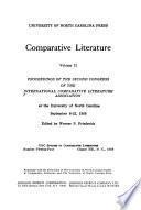 Actes Du ... Congrès de L'Association Internationale de Littérature Comparée