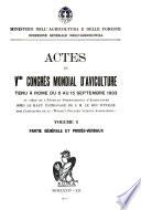 Actes du Veme Congrés mondial d'aviculture, tenu á Rome du 6 au 15 Septembre 1933 ...