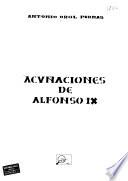 Acuñaciones de Alfonso IX