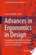 Advances in Ergonomics in Design