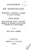 Aforismos de Hipócrates