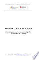 AGENCIA CÓRDOBA CULTURA S.E.: Proyecto para crear un Museo Fotográfico en la ciudad de Córdoba (actual Palacio Dionisi)