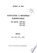 Agricultura e industrias agropecuarias y pensca