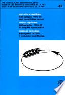 Agricultural Residues, Bibliography 1975-81 and Quantitative Survey