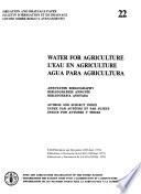 Agua para agricultura
