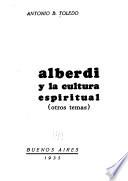 Alberdi y la cultura espiritual