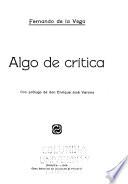 Algo de crítica