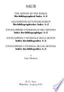 Allgemeines Künstlerlexikon Bio-bibliographischer Index A-Z