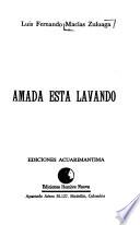 Amada está lavando